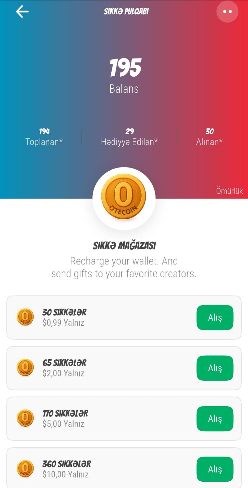 OTEGRO App Screenshot